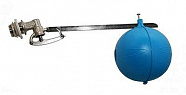Поплавковый клапан для емкости 1" диаметр поплавка 150 мм пластик TIM BAF6415S