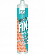 Герметик силикатный MASTERFIX +1500С для печей и каминов 290 мл Черный