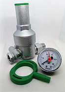 Редуктор давления воды для систем водоснабжения с манометром амр 3/4" (ZESSLER) TIM ZSr.701.0105N