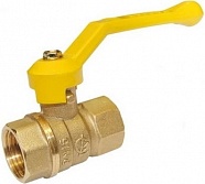 Кран газовый 11б27п 3/4" В/В рычаг жел БАЗ.А10.0.20.PN40
